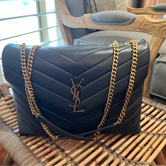 YSL Medium Lou Lou - Gray - Picture 2 of 6